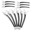 CALLARON Hair Styling Clips 12 Pcs Clear Hair Clips Non-slip Feature Perfect for Barbers Salons view 1