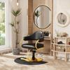 Baasha Professional Black and Gold Salon Chair for Hair Stylists - Modern Stylist Chair with Memory Foam Cushion, Oversized Stable Base & 330 lb Weight Capacity view 4