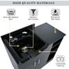 CIATRE Premium Shampoo Backwash Station for Salons with Shampoo Bowl & Storage Layer - Modern Salon Equipment for Spa & Beauty Salons, Barbershops, Locker Rooms & Bathrooms view 4