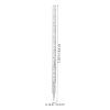 CALLARON 1bag Disposable Eyeliner Brushes Ergonomic Handle of Precision Applicators for Eye Makeup Lip Liners and Shadow Detailing Soft Tips for Smooth Application view 2