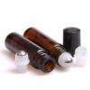 2 Pcs 10ml Amber Roller Bottles Glass Essential Oil Roll On Bottles Empty Roller Ball Applicator Rollerball Perfume Container view 3
