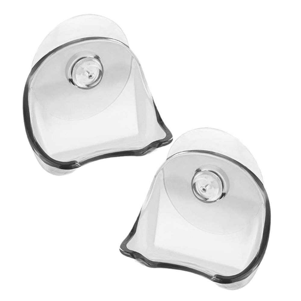Alipis 2pcs Suction Cup Hooks for Shower Razor Holder Trimmer Storage Rack Pet Grooming Tool Holder