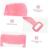 PartyKindom 2pcs Silicone Double-Sided Bath Towel Back Exfoliating Scrubber Long Bath Strip Deep Cleaning Tool for Exfoliating Body Scrub Shower Foot Scrubber view 3