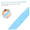 PartyKindom 2pcs Silicone Double-Sided Bath Towel Back Exfoliating Scrubber Long Bath Strip Deep Cleaning Tool for Exfoliating Body Scrub Shower Foot Scrubber view 4