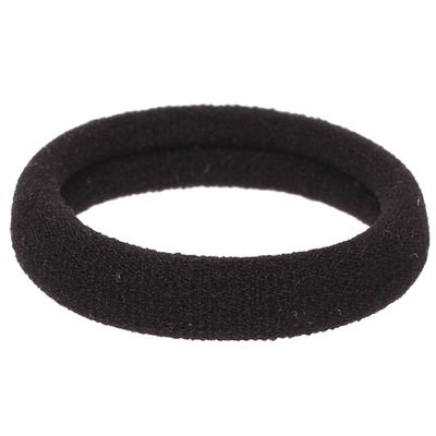 150Pcs Elastic Hair Ties, Nylon Hair Bands, 1.7 Inch in Diameter, Hair Ties for Seamless Hair Accessories for Everyday Use, Suitable for Thick and Curly Hair Ponytail Holder (Black)