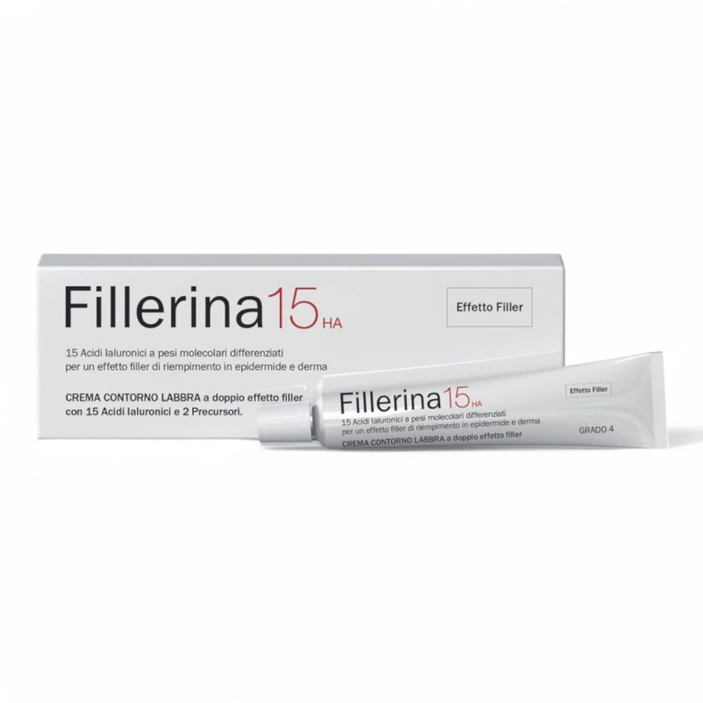 Fillerina 15HA Lip Contour Cream Immediate Filler Effect Anti-Wrinkle Grade 4 15ml
