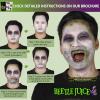Halloween Beetle-juice Makeup & Frankenstein Makeup Kit, Face Paint SFX Character Set with Black Lipstick & Applicators for Ghost, Zombie, Grinch Special Effects Make Up, Costume Cosplay Party & Stage view 3