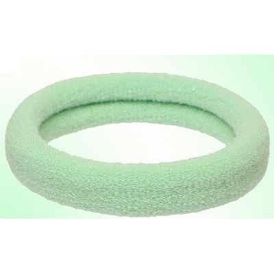 150Pcs Elastic Hair Ties, Nylon Hair Bands, 1.7 Inch in Diameter, Hair Ties for Seamless Hair Accessories for Everyday Use, Suitable for Thick and Curly Hair Ponytail Holder (Light Green)
