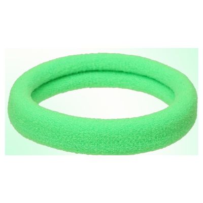 150Pcs Elastic Hair Ties, Nylon Hair Bands, 1.7 Inch in Diameter, Hair Ties for Seamless Hair Accessories for Everyday Use, Suitable for Thick and Curly Hair Ponytail Holder (Neon Green)
