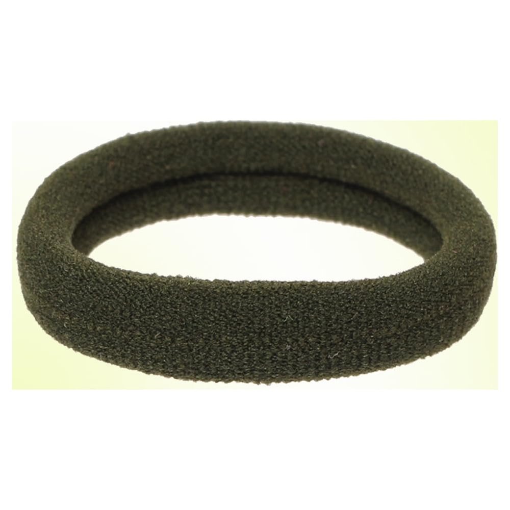 150Pcs Elastic Hair Ties, Nylon Hair Bands, 1.7 Inch in Diameter, Hair Ties for Seamless Hair Accessories for Everyday Use, Suitable for Thick and Curly Hair Ponytail Holder (Army Green)