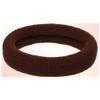 150Pcs Elastic Hair Ties, 1.7 Inch in Diameter, Nylon Hair Bands, Hair Ties for Seamless Hair Accessories for Everyday Use, Suitable for Thick and Curly Hair Ponytail Holder (Medium Coffee) view 1