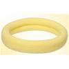 150Pcs Elastic Hair Ties, Nylon Hair Bands, 1.7 Inch in Diameter, Hair Ties for Seamless Hair Accessories for Everyday Use, Suitable for Thick and Curly Hair Ponytail Holder (Light Yellow) view 1
