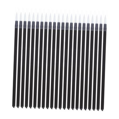 DEARMAMY 50pcs Girls Eyeliner Brushes Cosmetic Applicators for Precision Eye Makeup for Beginners Professionals Convenient Tool for Smudge Application