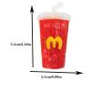 2PCS Coke Cup Hair Clip,Kola Hair Duckbill Clip,Cola Shape Hairpins,Drink Chips Hair Clips,Acetate Hair Clip for Girls,Small Hair Barrettes Clip for Women (Coke Drink) view 2