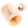 Abaodam Wooden Zen Garden Tool Multi-Functional Storage Box for Makeup Brushes Office Supplies and Mini Rakes Compact Desktop Organizer for Home and Office Decor view 4