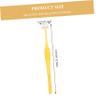 FOYTOKI 5pcs Eyebrow Razor Women Trimmers Portable Eyebrow Shaper Non-slip Grip for Facial Hair Removal Random Color view 2