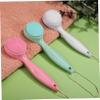 BAZEITFLOW 3pcs Manual Face Scrubber Soft Silicone Bristles for Gentle Facial Cleansing view 4