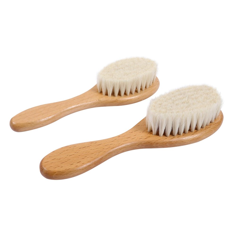 BESTYASH 2pcs Brush Hair Salon Neck Duster Brush for Hair Cutting Beard Styling Easy to Clean Handle Professional Grooming Tool for Barber Personal Use