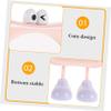 HOLIDYOYO Small Portable Makeup Mirror Cute Desktop Vanity Mirror for Girls Aesthetic Tabletop Design for Office and Home Use Stable Construction for Travel and Daily Makeup view 3