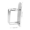 DEARMAMY Holder Rack for Hair Tools Compact Organizer for Barbers Salons and Bathrooms and Efficient Space-saving Design Silver view 2