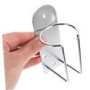 DEARMAMY Holder Rack for Hair Tools Compact Organizer for Barbers Salons and Bathrooms and Efficient Space-saving Design Silver view 4