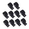 Healvian 10pcs Barber Neck Strips Hairdressing Stretchy Paper Neck Bands Disposable Wrap view 1