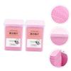 Mikinona 400pcs Eyelash Extension Wipes Residue Remover Cleansing Pads Cotton Pads for Face Lash Extension Cleaning view 4