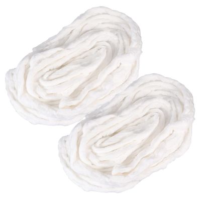 BAZEITFLOW 2bags Cotton Coils for Makeup Nail Art of Soft Skin-friendly Perm Cotton Bag for Cleansing Hair Styling and Skin Care Use