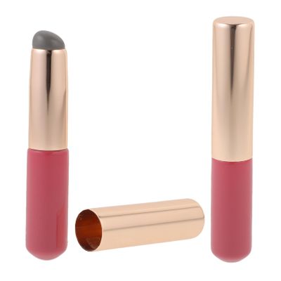 WRITWAA 2pcs Reusable Silicone Lip Applicators for Lipstick and Concealer Ergonomic Design Portable Makeup Brushes Dust Cover for Precise Application