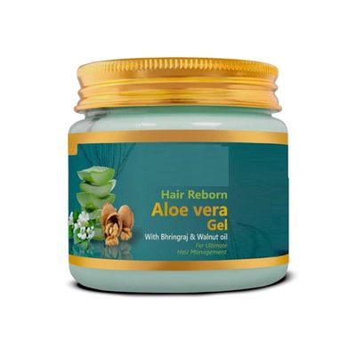 AM Hair Reborn Aloe Vera Gel With Bhringraj & Walnut Oil For Ultimate Hair Management (175ml)