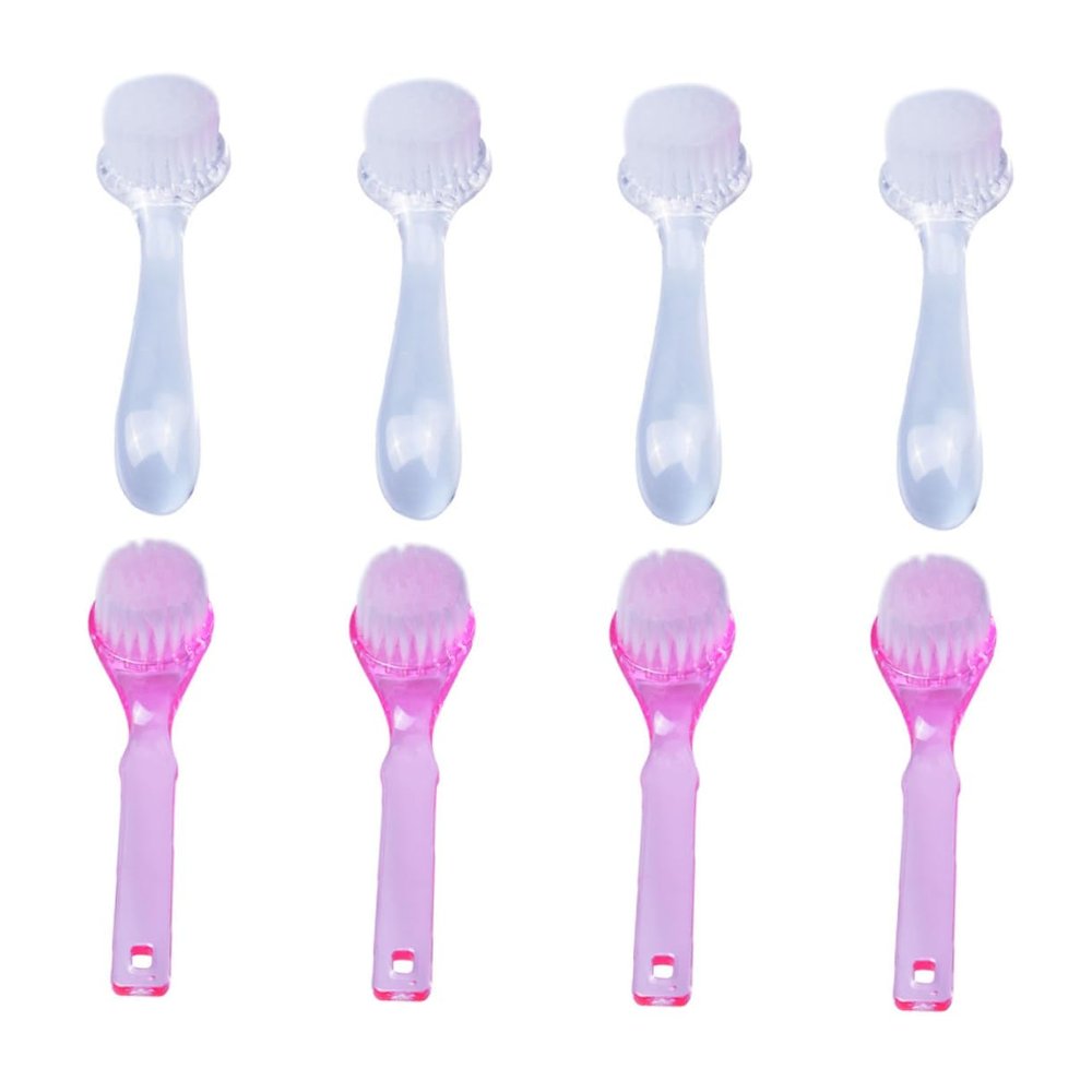 VALICLUD 1set Nail Brush Ergonomic Handle Soft Bristles for Fingernail Cleaning for Nail Salons and Home Use Compact Design for Easy Storage