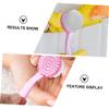 VALICLUD 1set Nail Brush Ergonomic Handle Soft Bristles for Fingernail Cleaning for Nail Salons and Home Use Compact Design for Easy Storage view 2