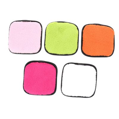 BAZEITFLOW 5pcs Makeup Removal Pads Soft Facial Sponges for Gentle Cleansing Random Colors for Makeup Removal and Face Care Safe Odor