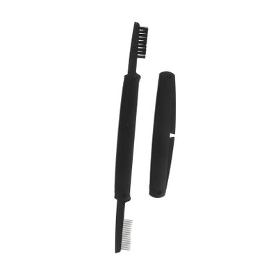 DEARMAMY 2pcs Eyebrow Brush Lash Makeup Eyebrow Comb Folding Lash Curler for Women Random Color