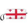 Flag of Georgia print Travel Toiletry Pouch, Pencil Bag Canvas Makeup Bag, Multi-Purpose Cosmetic Bag with Zipper view 1