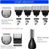 Datianu Hair Clippers for Men, 6 in 1 Multi Hair Trimmer Men Facial,Beard,Body Grooming Kits Electric Hair Clipper Nose Ear Trimer Rechargeable view 4