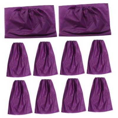 FOMIYES 10pcs Comfortable Disposable Bath Wrap for Women Skirt Versatile Sauna and Spa Towel Wrap Convenient and Bathrobe Purple