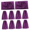 FOMIYES 10pcs Comfortable Disposable Bath Wrap for Women Skirt Versatile Sauna and Spa Towel Wrap Convenient and Bathrobe Purple view 1
