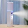 Baluue 2pcs Nano Facial Steamer Portable Beauty Mist Sprayer for Women Humidifier with Water Tank Revitalizes Dull Skin and Provides view 3