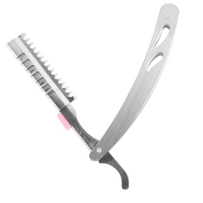 BESTYASH Beard Cut Knife Hairdressing Scraper Razor Vintage Manual Steel Razor for Salon Home Diy Craft
