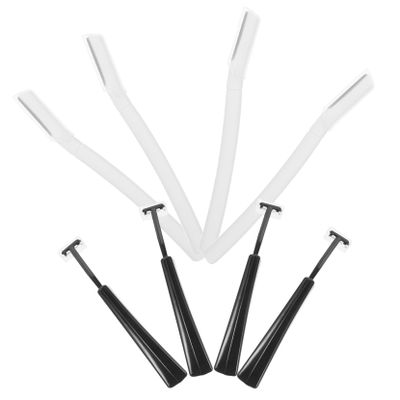 HONMEET 4sets Portable Eyebrow Trimmer Set for Women Precision Eyebrow Razor with Safe Blades for Facial Hair Removal Durable and Easy to Use