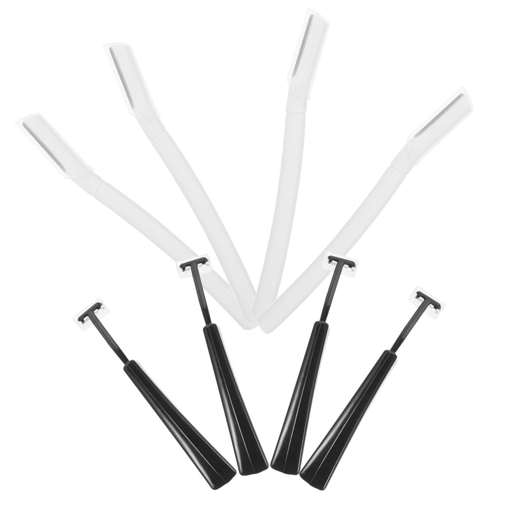 HONMEET 4sets Portable Eyebrow Trimmer Set for Women Precision Eyebrow Razor with Safe Blades for Facial Hair Removal Durable and Easy to Use