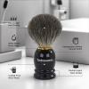 Shaving Brushes Kit For Men, 4 In 1 Shaving Brush Set Includes Badger Hair Shaving Brush, Sandalwood Shaving Cream, Stainless Steel Shaving Bowl and Stand view 2