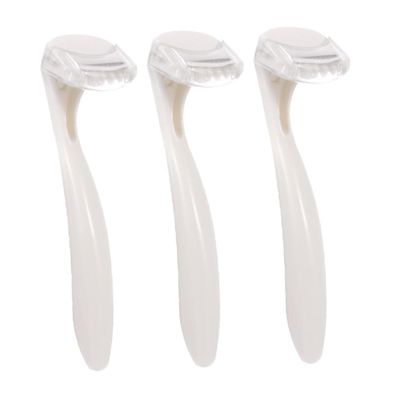 DEARMAMY 3pcs Facial Hair Remover for Women Electric Shaver Alternative Travel Razor Facial Hair Trimmer Reusable
