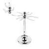 4 Prong Razors and Shave Brush Stand, Shaving Brush Holder Stand Tool, Shaving Accessories for Man, Holder, Holds 2 Double Safety Razors and 2 Shave Brushes (4 Holes) view 3