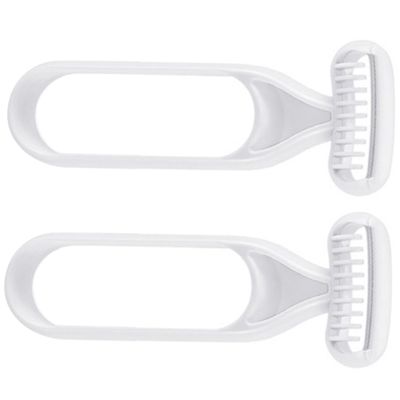Ipetboom 2pcs Body Hair Remover for Women Manual Trimmer for Armpits Legs Bikini Line Lightweight for Wet Shaving Smooth Precise Hair Removal Gentle Skin for Daily Use