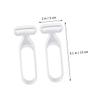 Ipetboom 2pcs Body Hair Remover for Women Manual Trimmer for Armpits Legs Bikini Line Lightweight for Wet Shaving Smooth Precise Hair Removal Gentle Skin for Daily Use view 2
