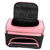 EPIGEIST Multi-Functional Hairdressing Tool Organizer Bag for Stylists Portable Travel Case for Combs Clippers and Accessories Lightweight Oxford Design Pink view 1