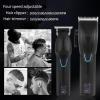 Datianu Pro Hair Clipper, Professional Hair Clipper Haircuter Men's Barber Beard Trimmer Rechargeable Hair Cutting Machine Hair Trimmer for Men Shaver view 3