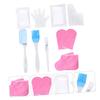 Gatuida 1set Moisturizing Hand Care Gloves and Foot Covers Paraffin Wax Accessories for Soft Exfoliated Skin Random Red Cotton view 3